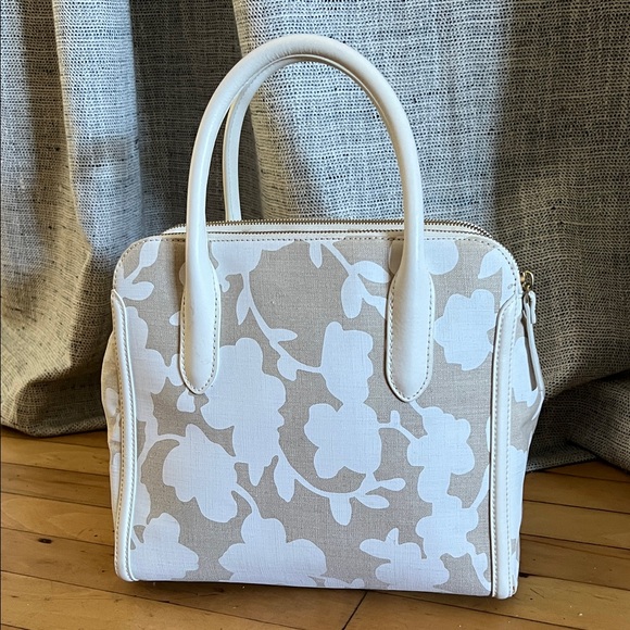 Kate Spade Cream and White Floral Satchel - Picture 2 of 2